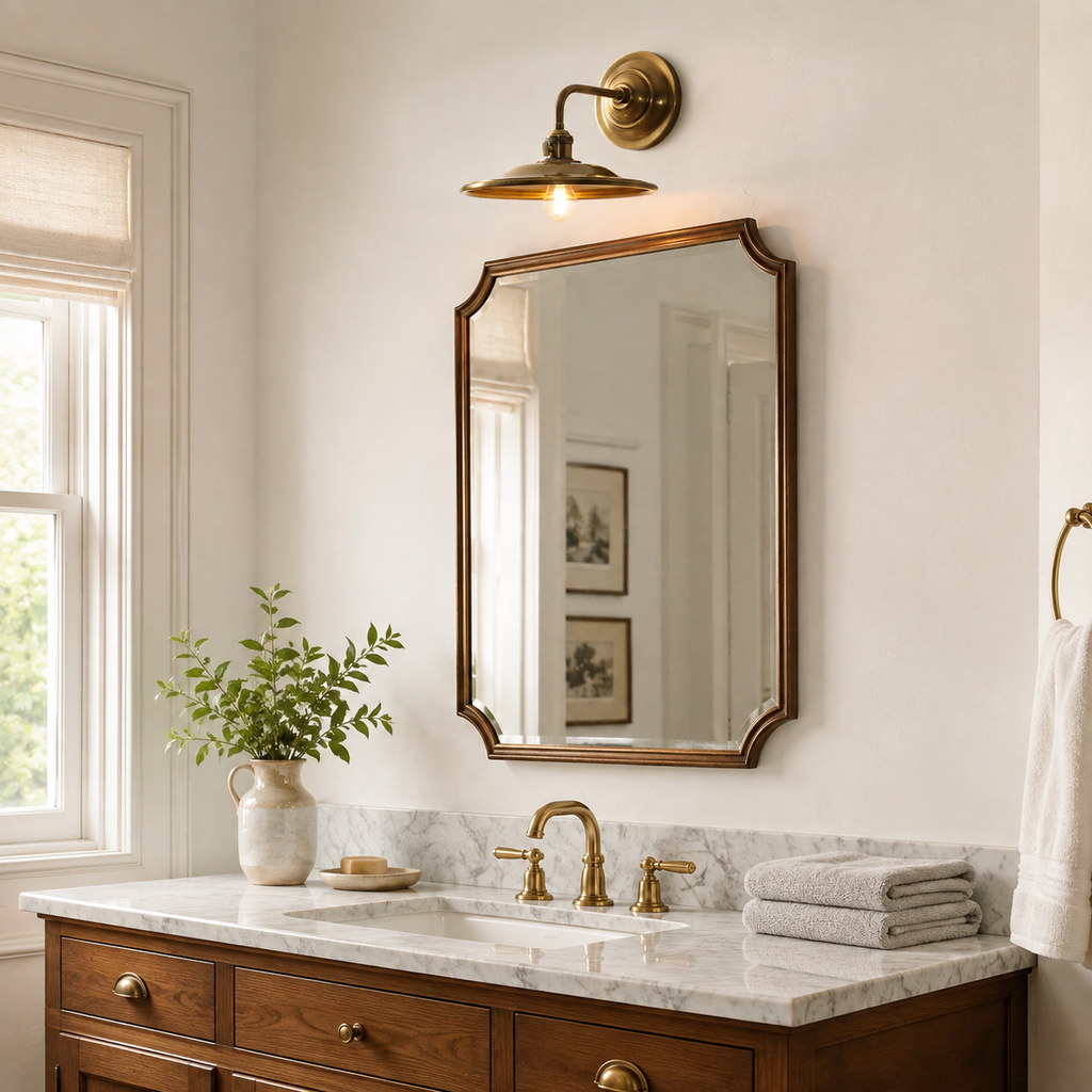 Hawthorne Brass Wall Sconce