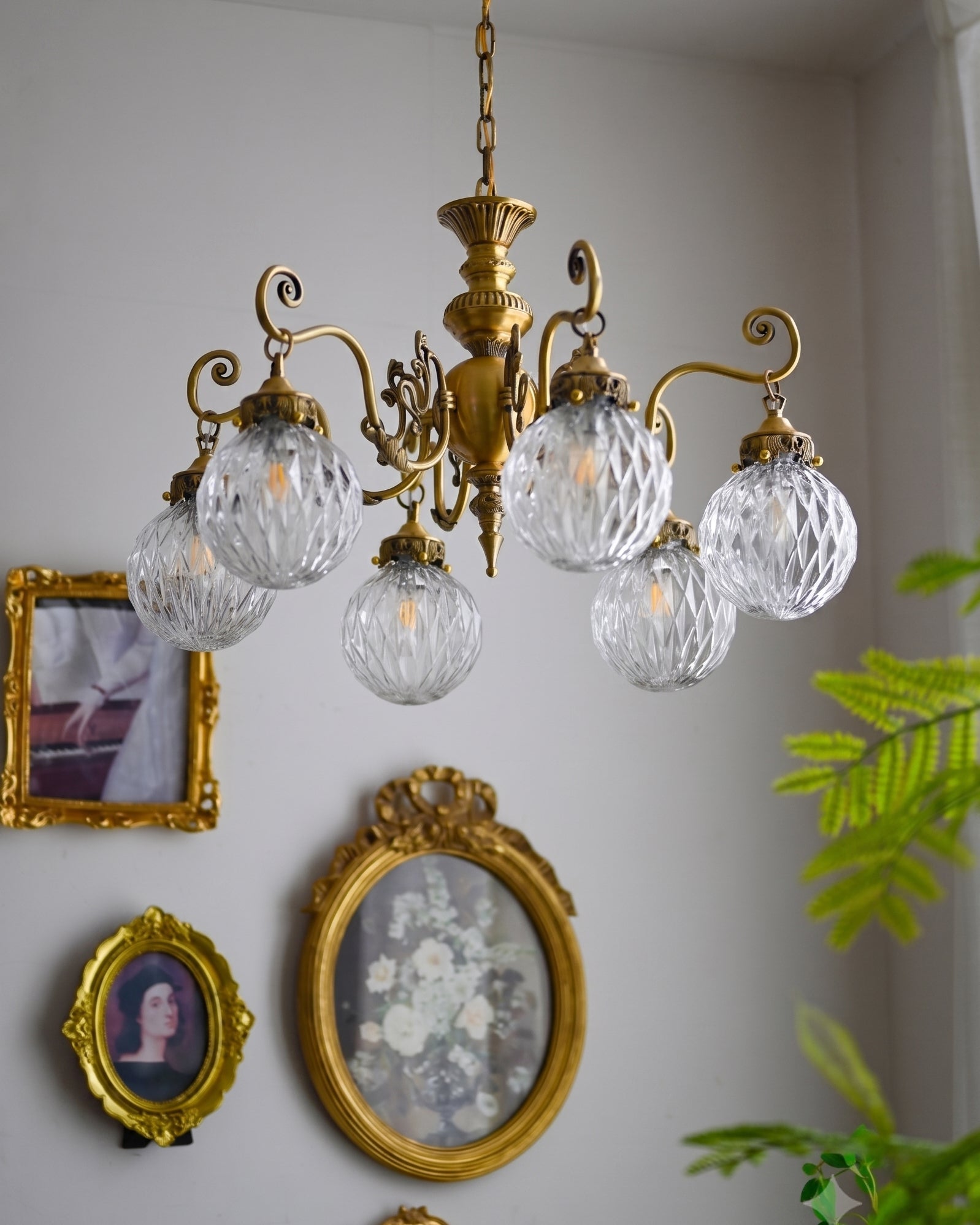 Eldridge Glass Chandelier