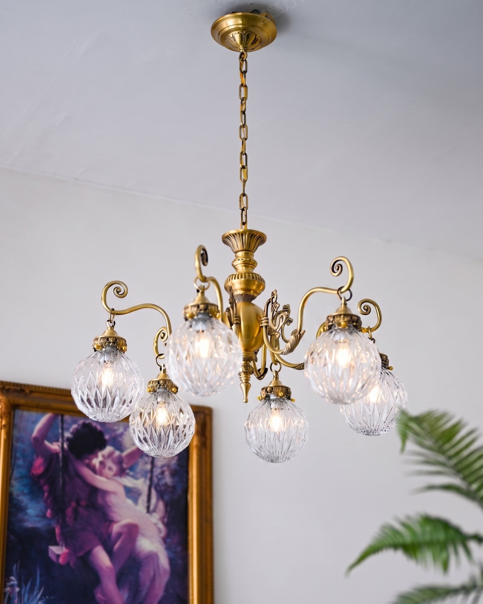 Eldridge Glass Chandelier