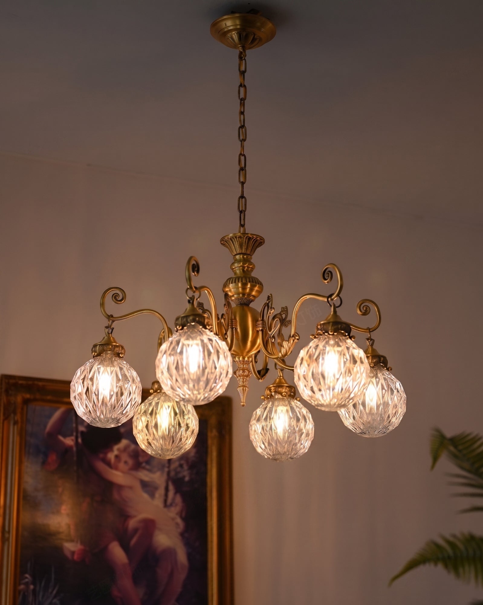 Eldridge Glass Chandelier