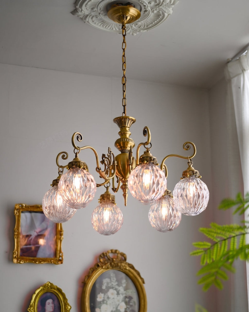Eldridge Glass Chandelier