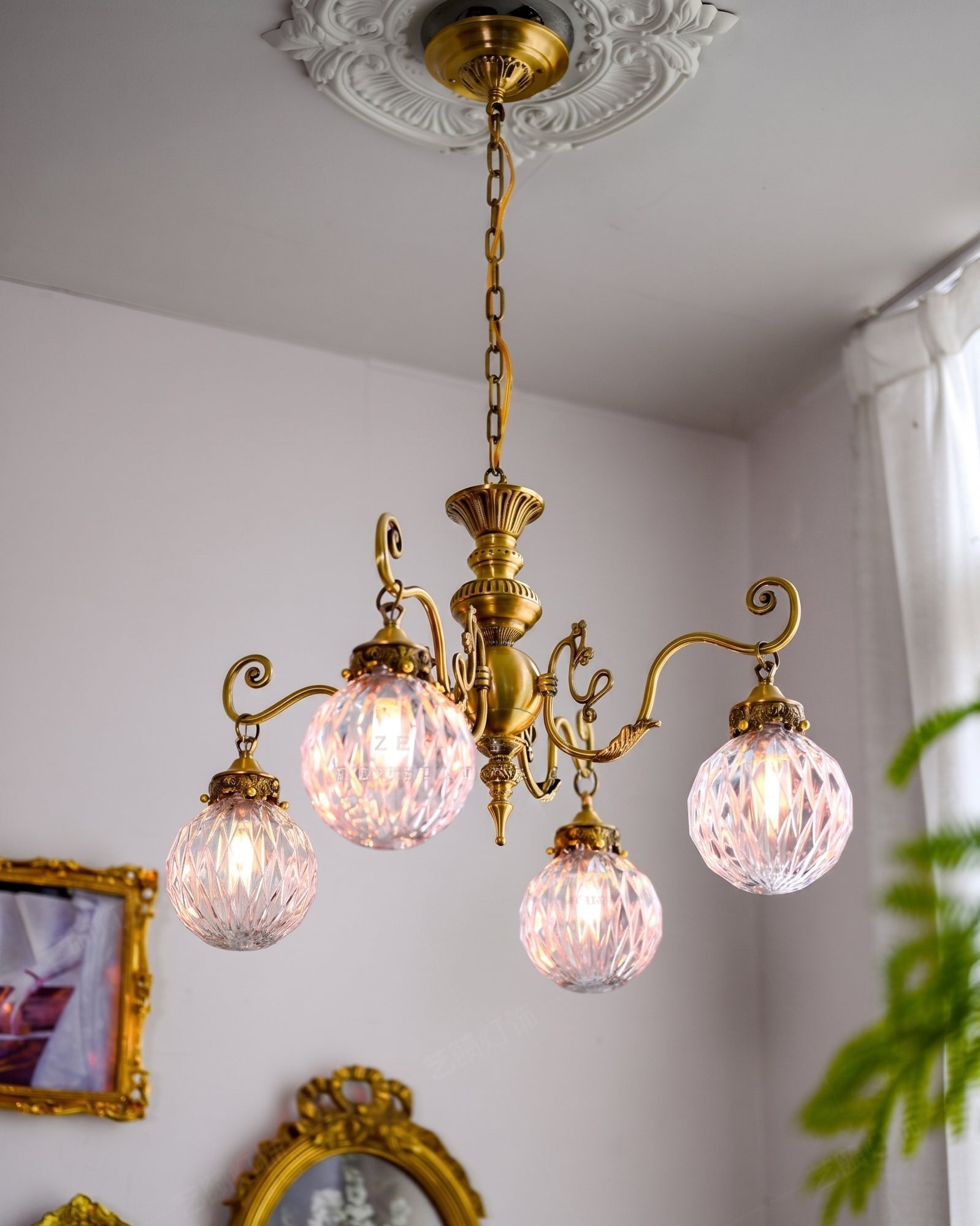 Eldridge Glass Chandelier
