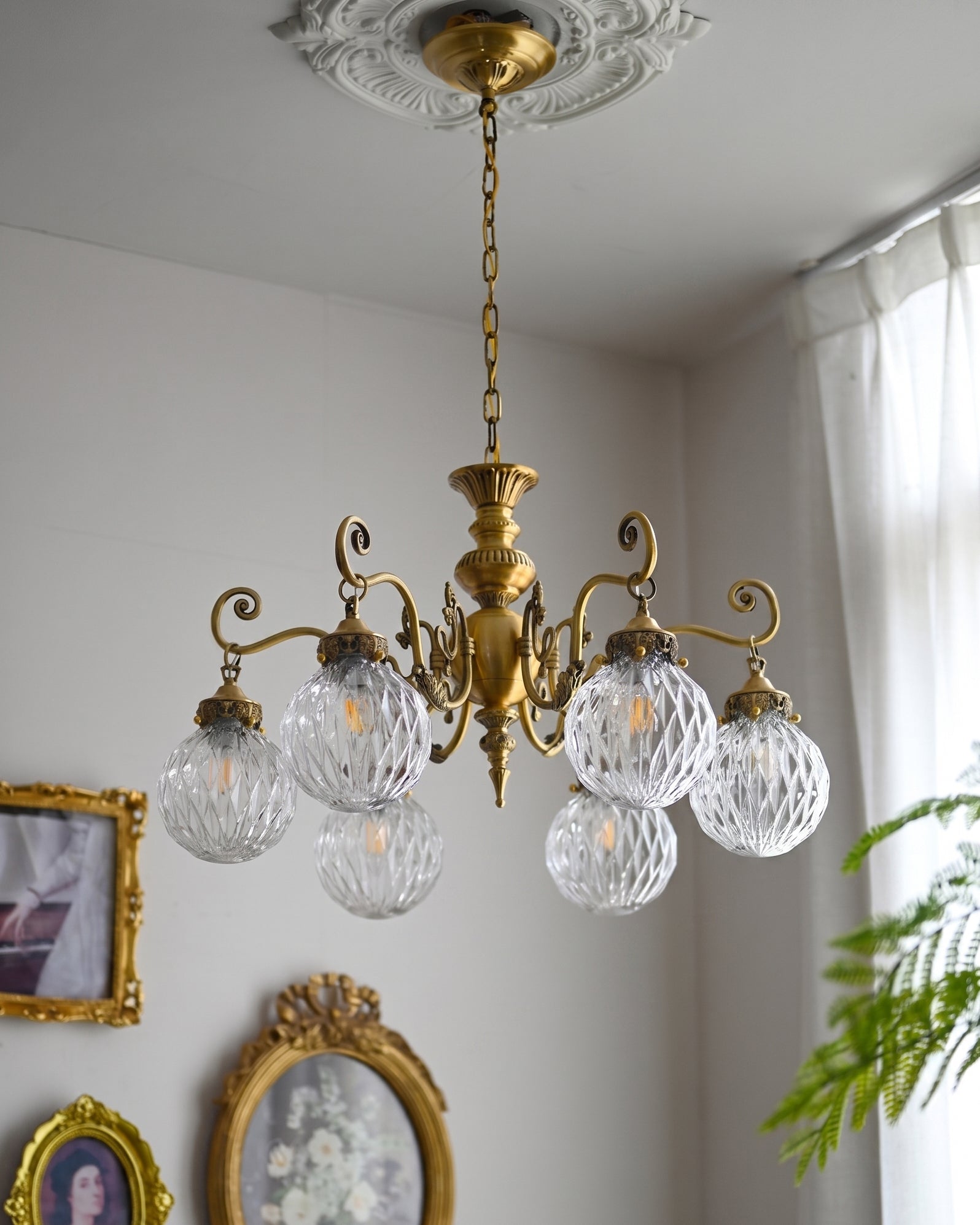 Eldridge Glass Chandelier