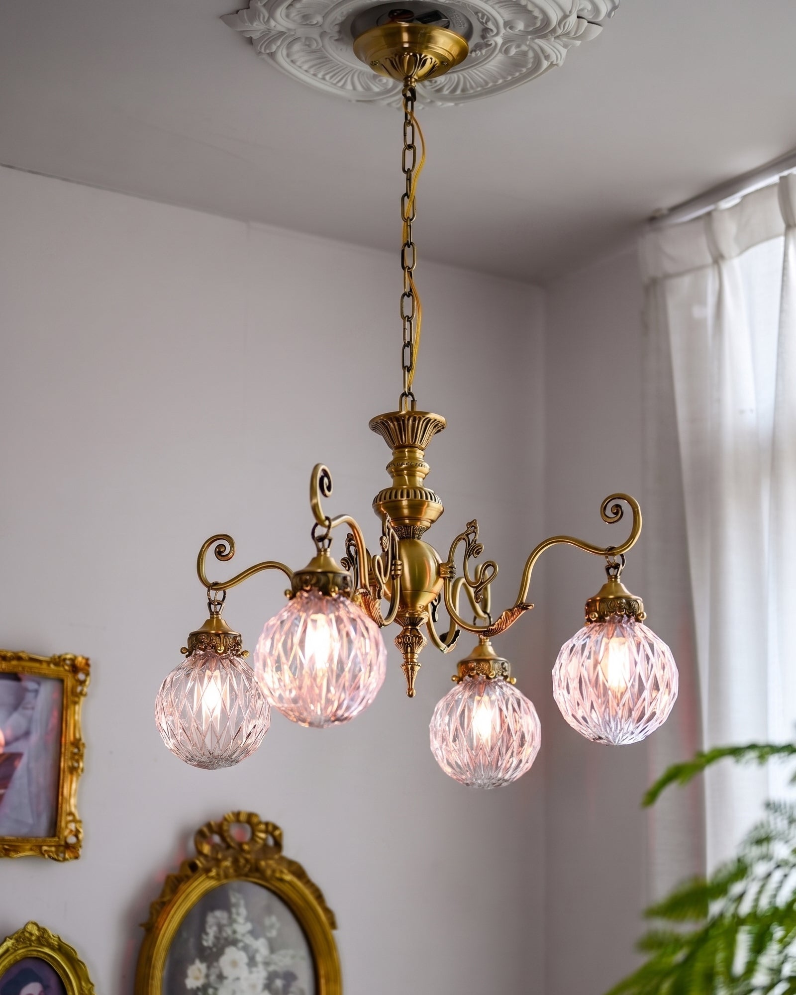 Eldridge Glass Chandelier