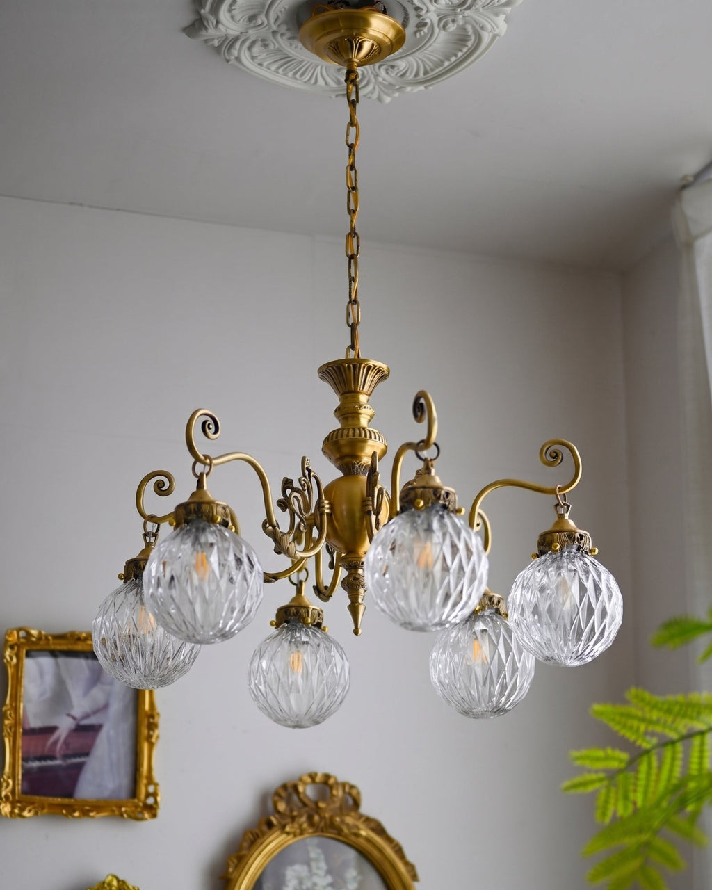 Eldridge Glass Chandelier