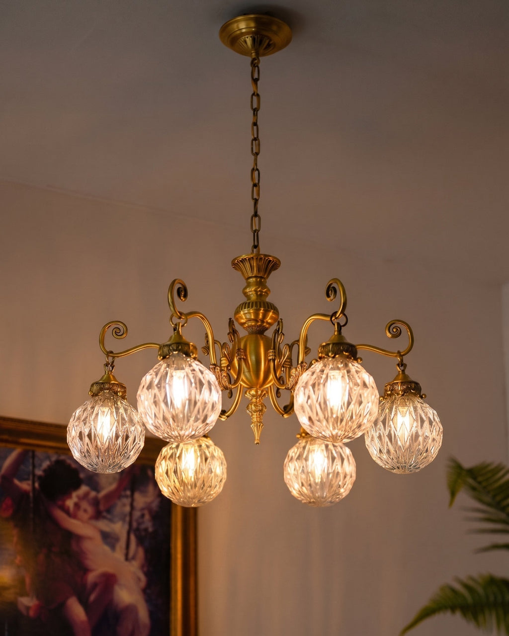 Eldridge Glass Chandelier