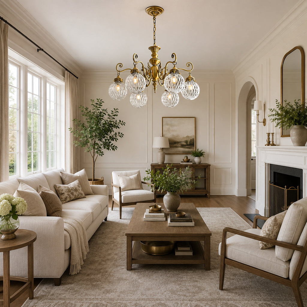 Eldridge Glass Chandelier