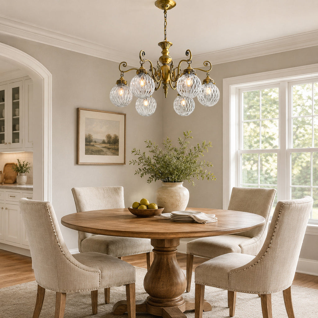 Eldridge Glass Chandelier