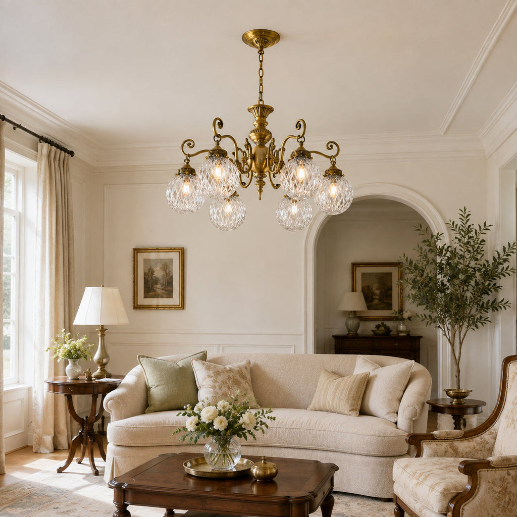 Eldridge Glass Chandelier