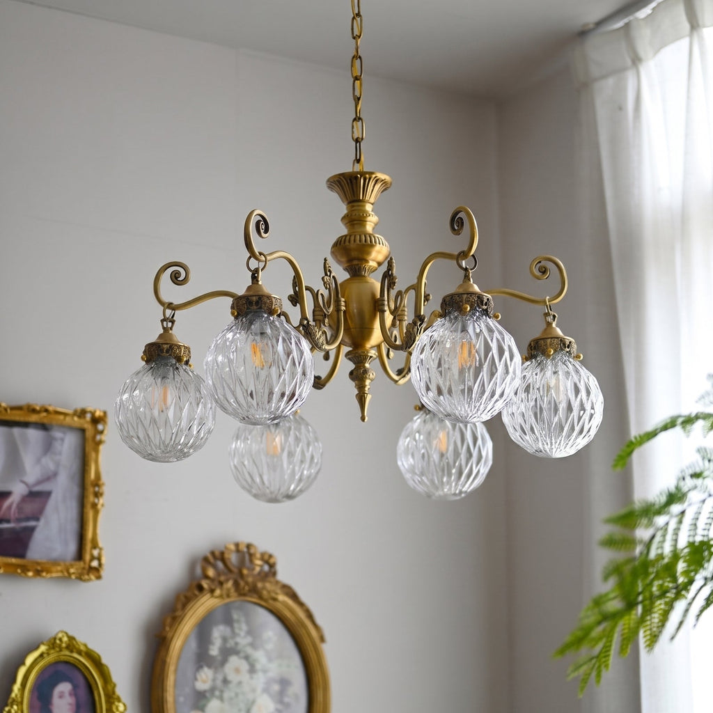Eldridge Glass Chandelier