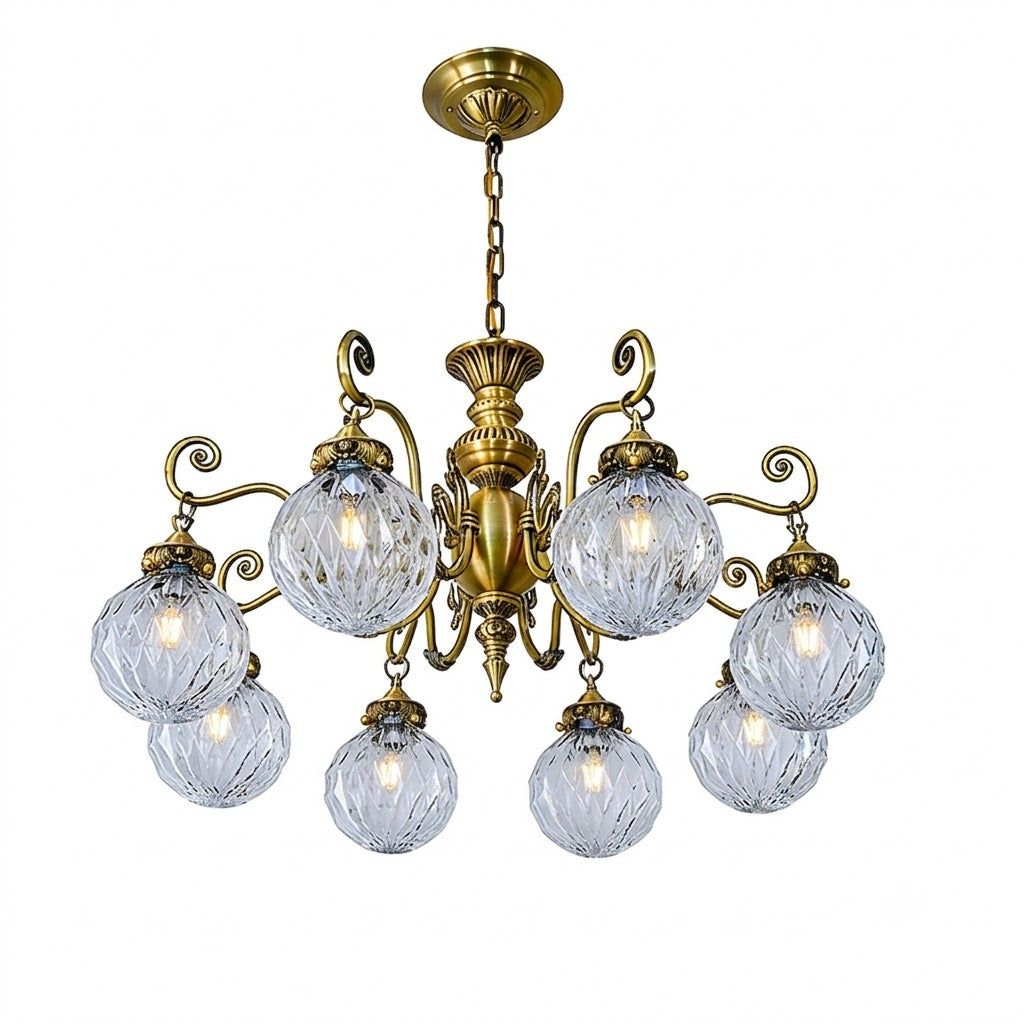 Eldridge Glass Chandelier