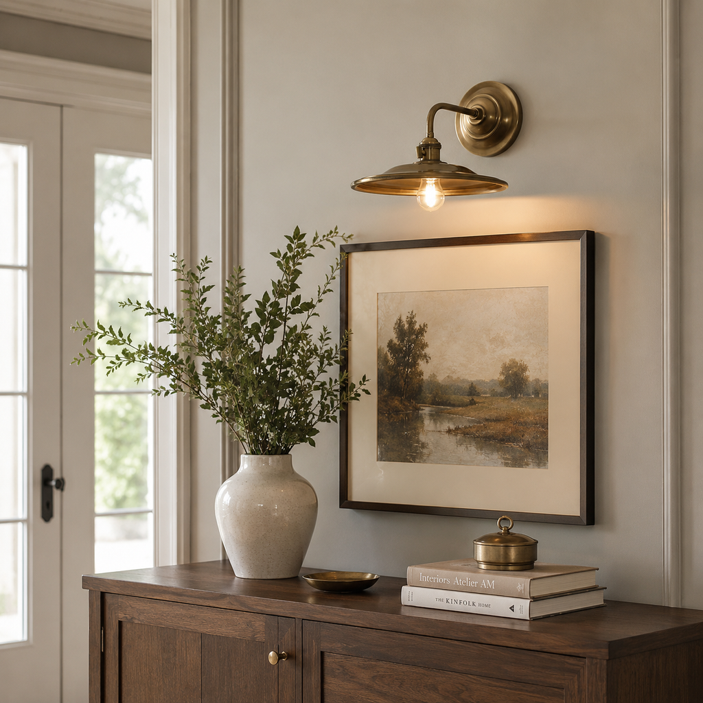 Hawthorne Brass Wall Sconce