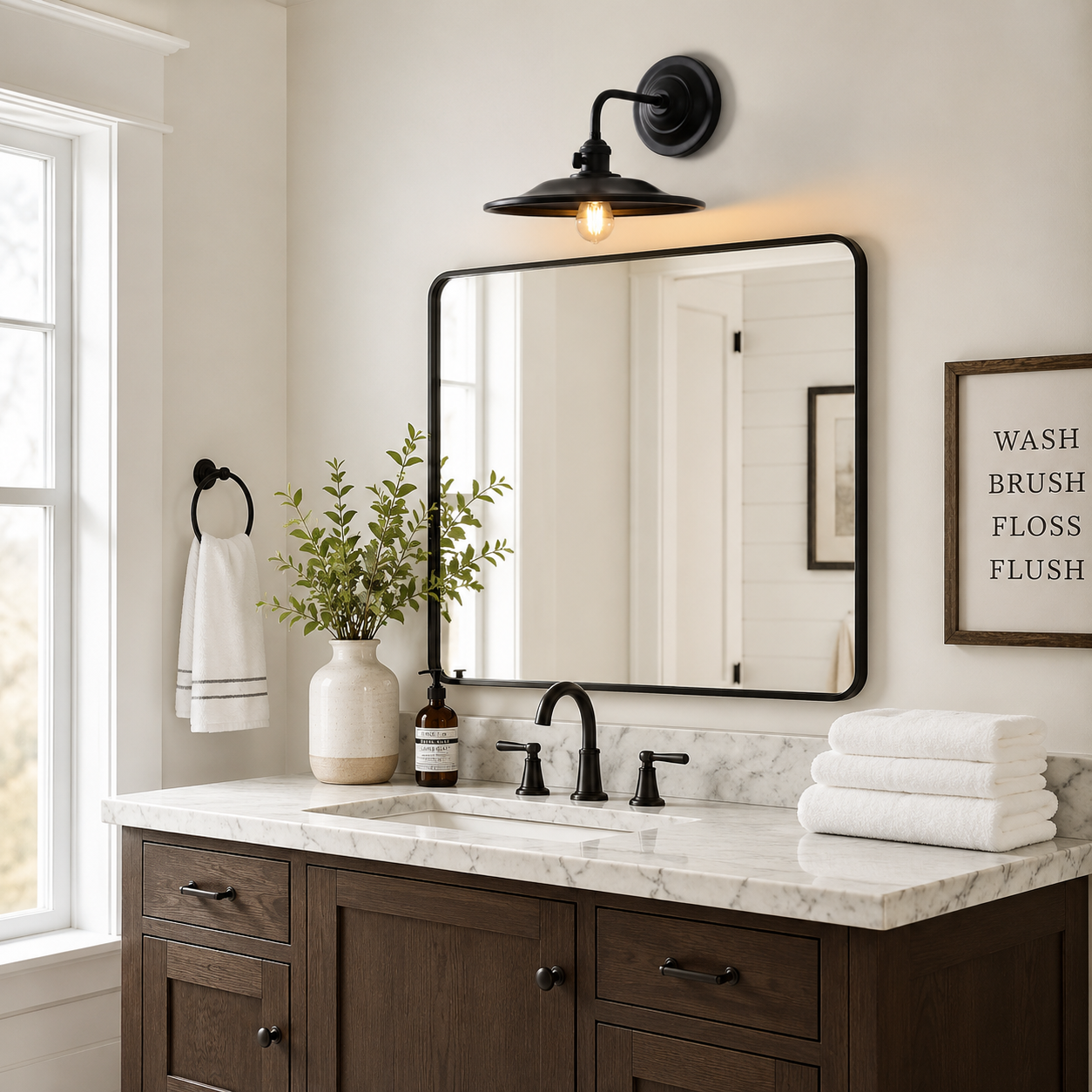 Hawthorne Brass Wall Sconce
