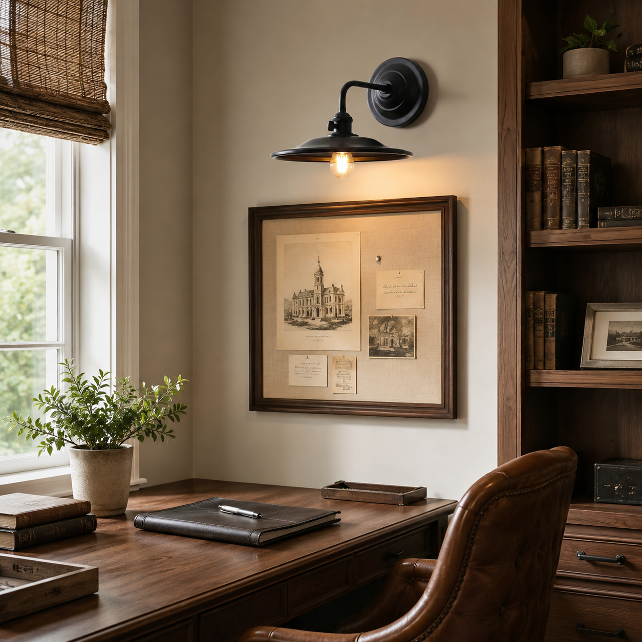 Hawthorne Brass Wall Sconce
