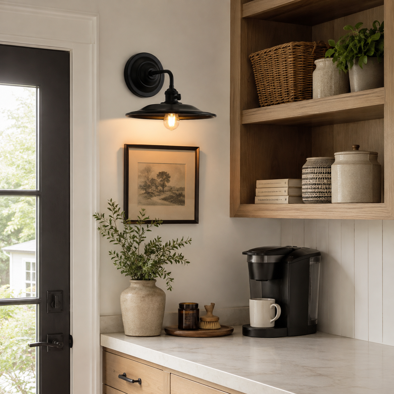 Hawthorne Brass Wall Sconce