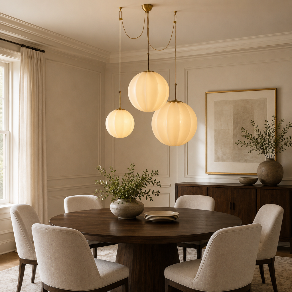 Holloway Glass Combination Chandelier