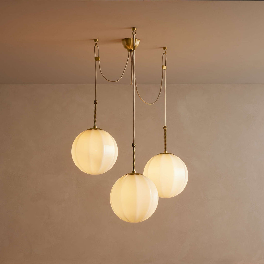 Holloway Glass Combination Chandelier