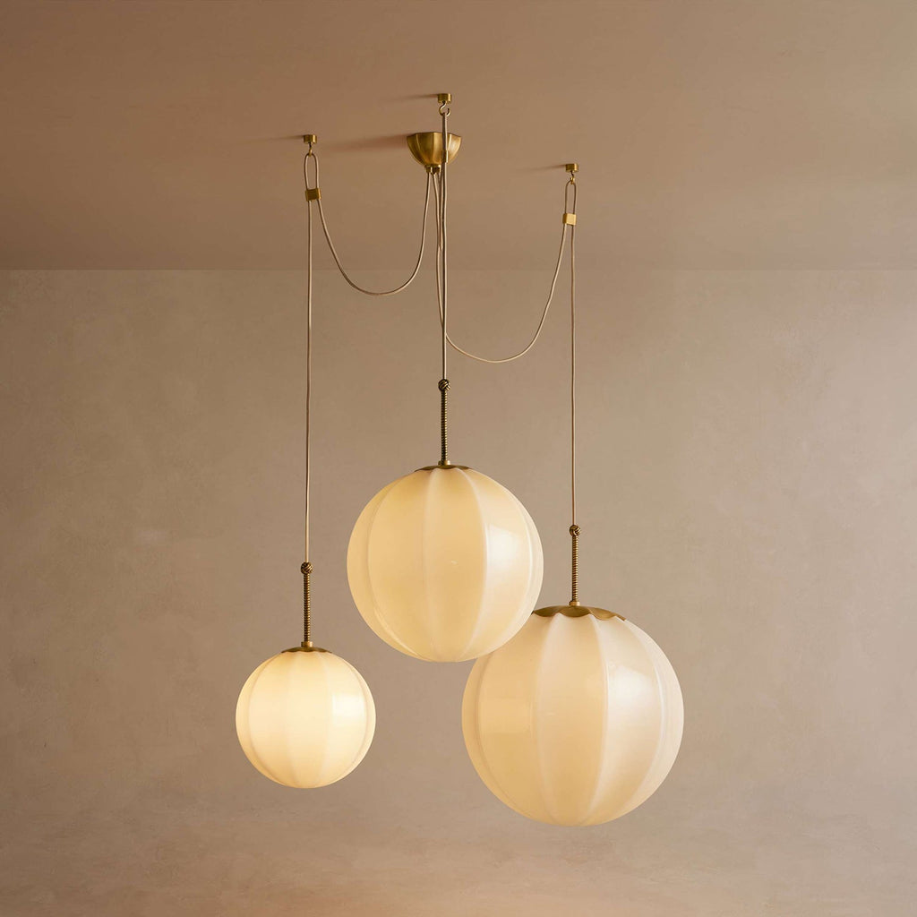 Holloway Glass Combination Chandelier