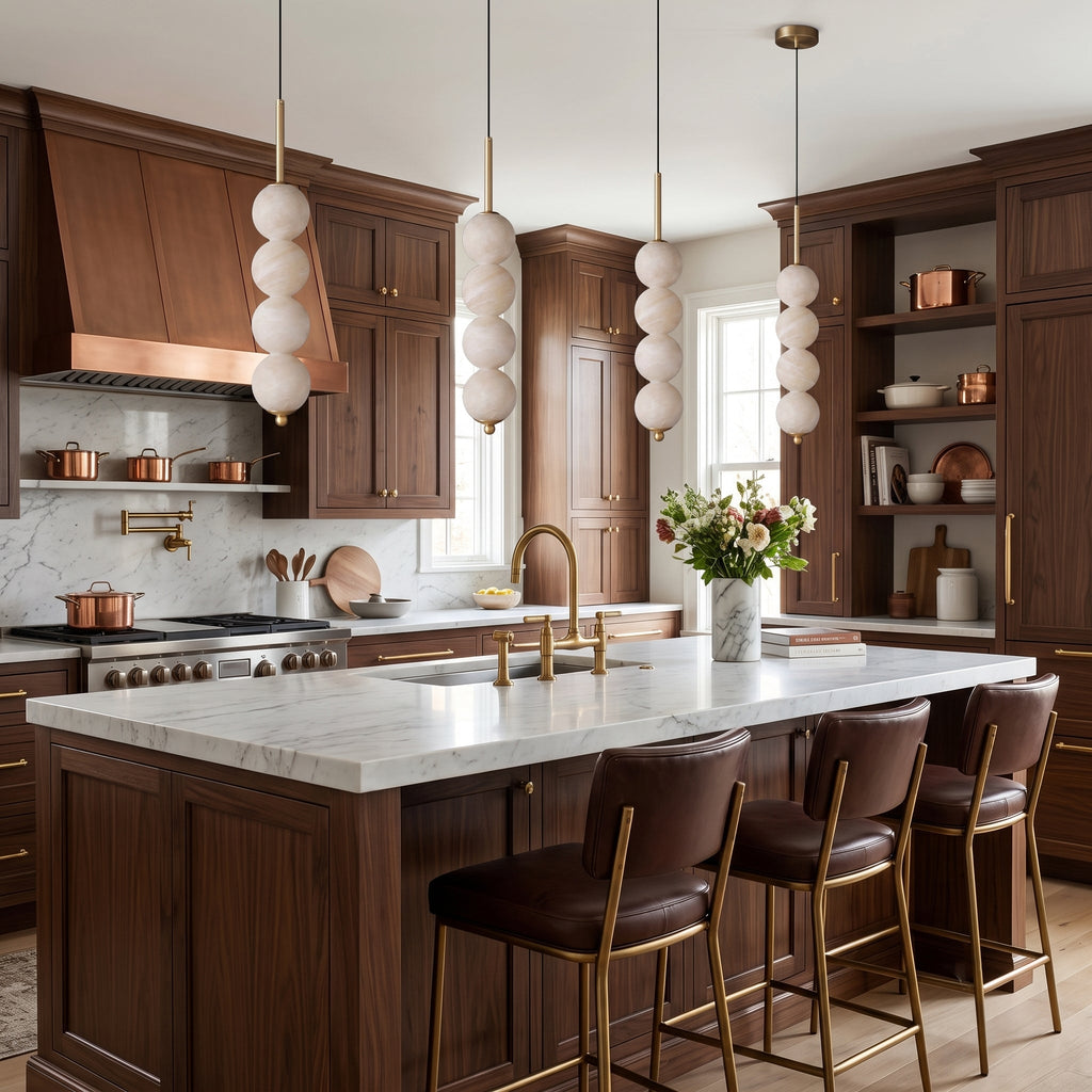 Orbet Alabaster Pendant Light