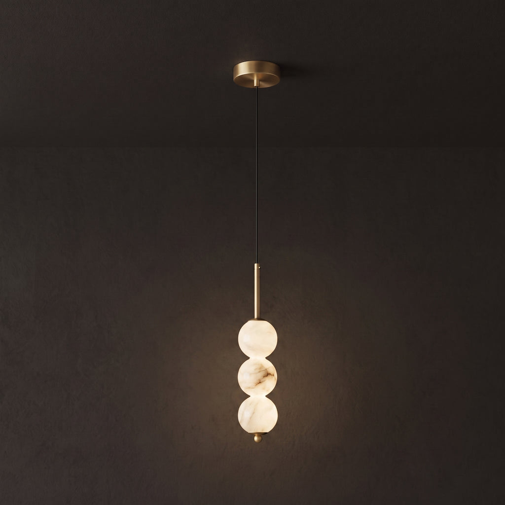 Orbet Alabaster Pendant Light