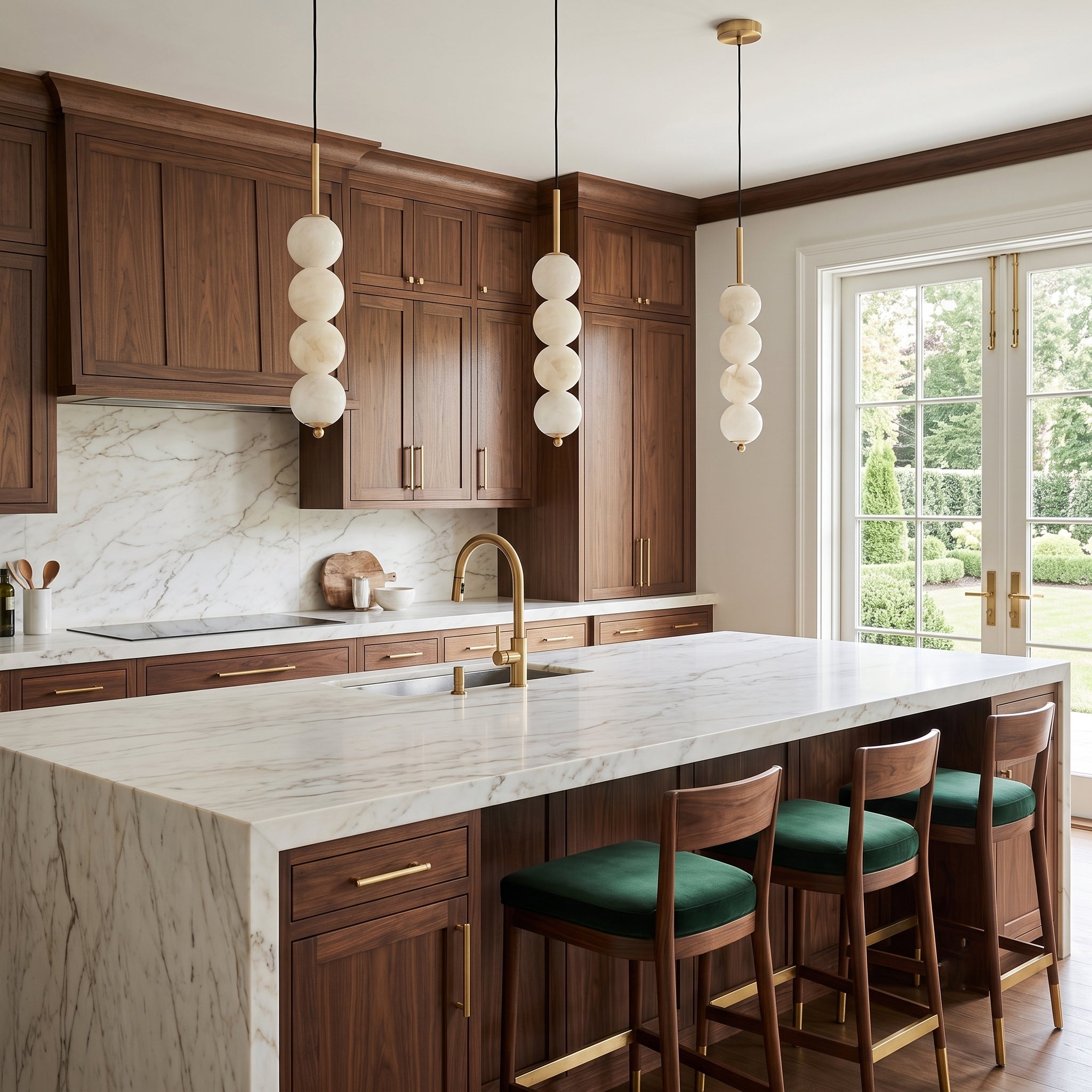 Orbet Alabaster Pendant Light