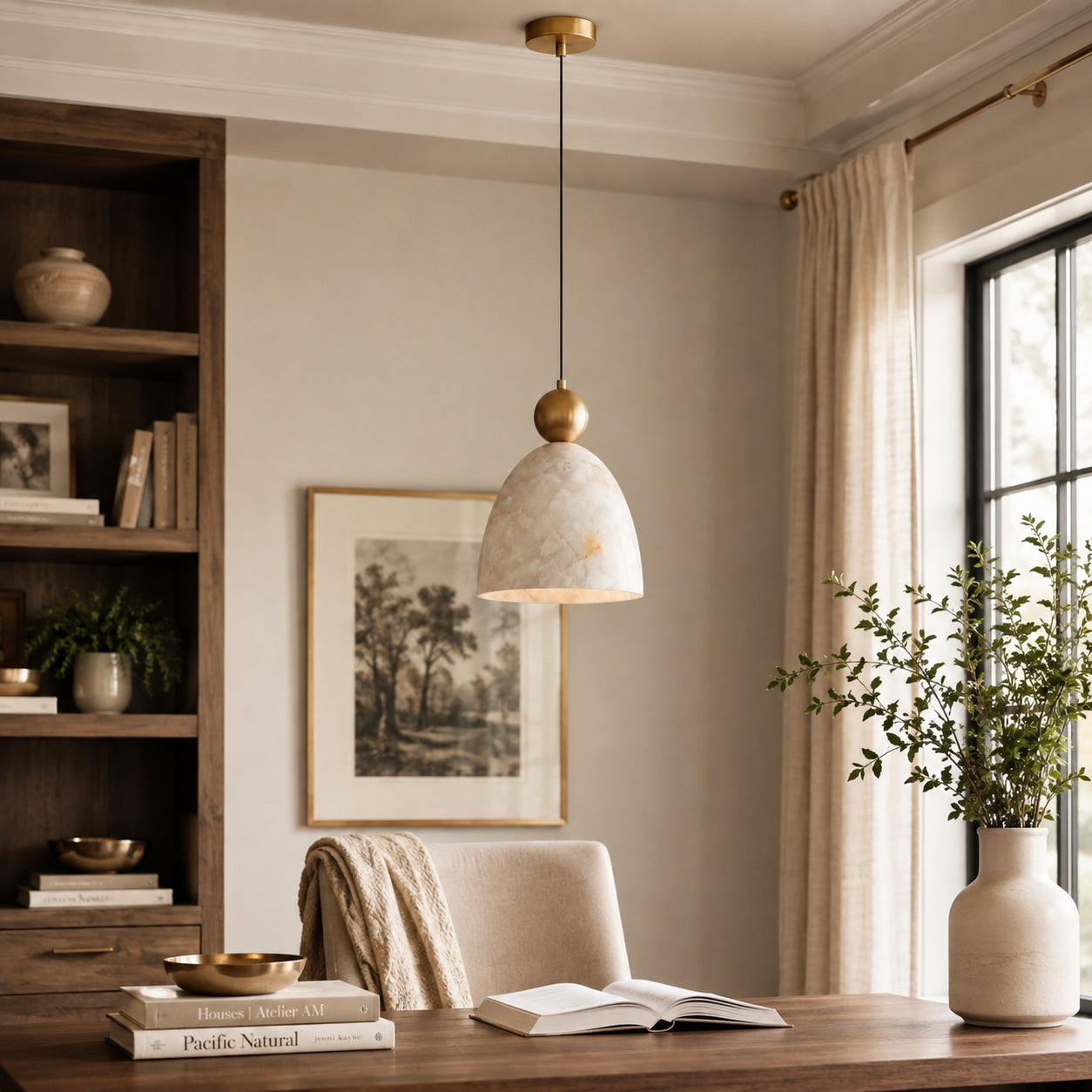 Posa Alabaster Pendant Light