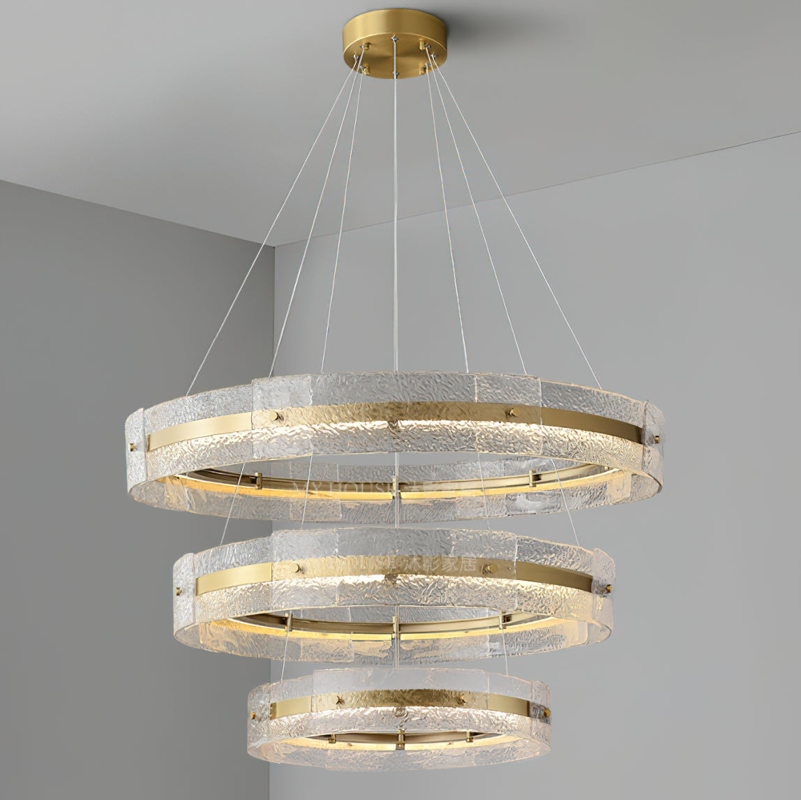 Prado Halo Glass Chandelier