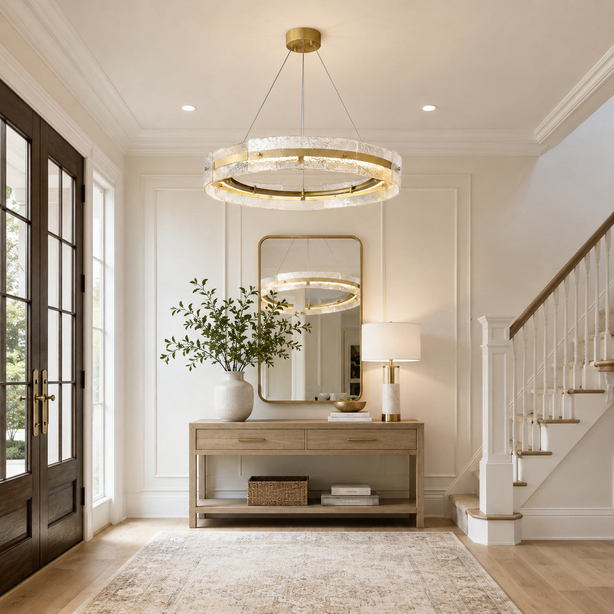 Prado Halo Glass Chandelier