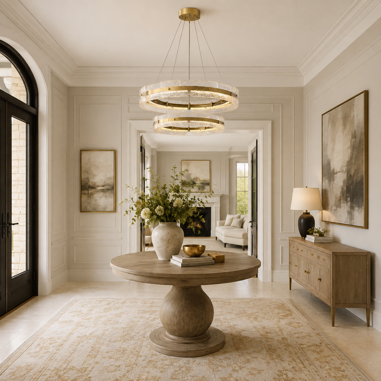 Prado Halo Glass Chandelier