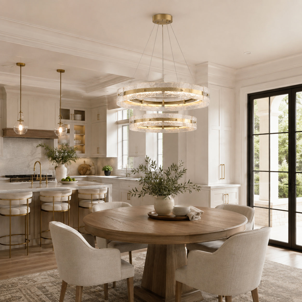 Prado Halo Glass Chandelier