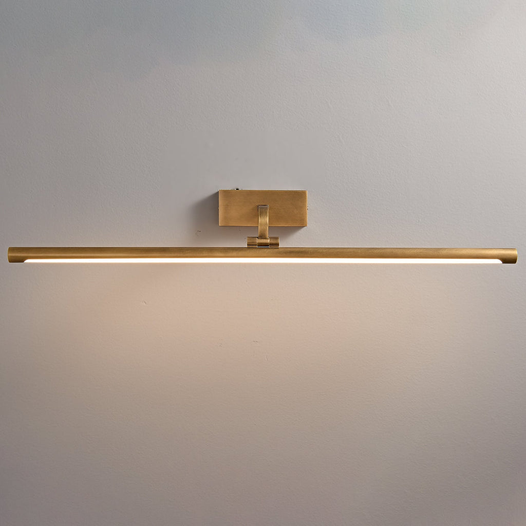 Sheffield Linear Brass Wall Sconce