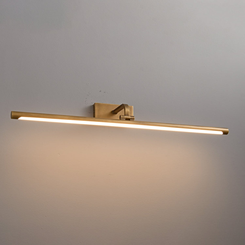 Sheffield Linear Brass Wall Sconce