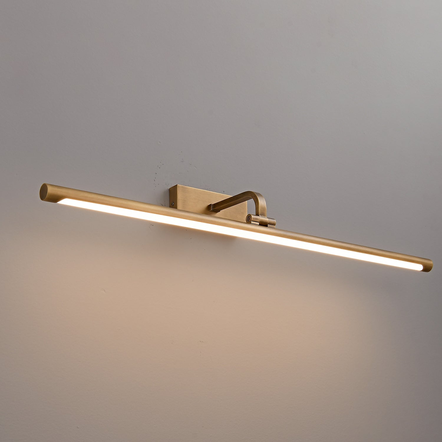 Sheffield Linear Brass Wall Sconce