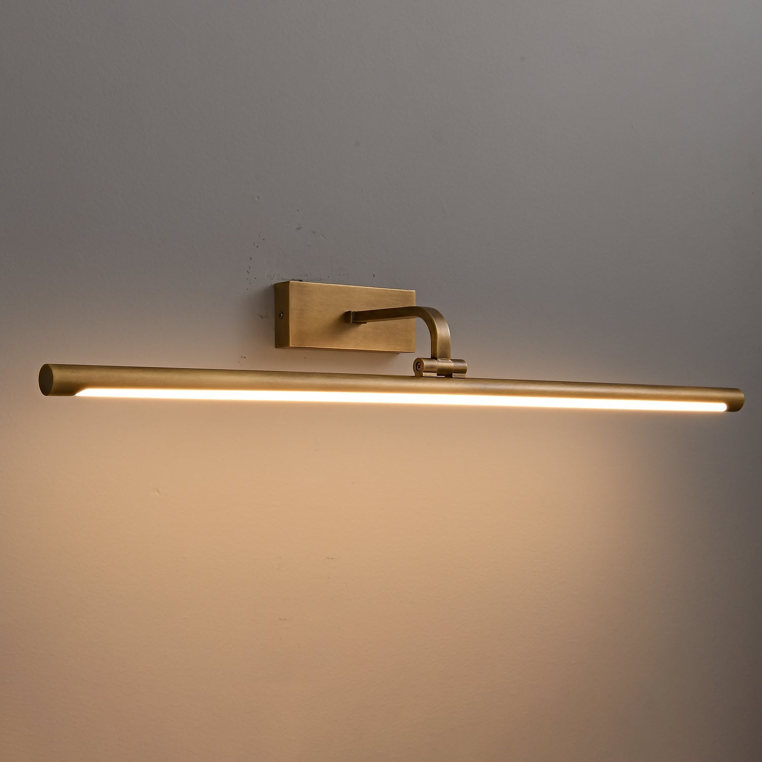 Sheffield Linear Brass Wall Sconce