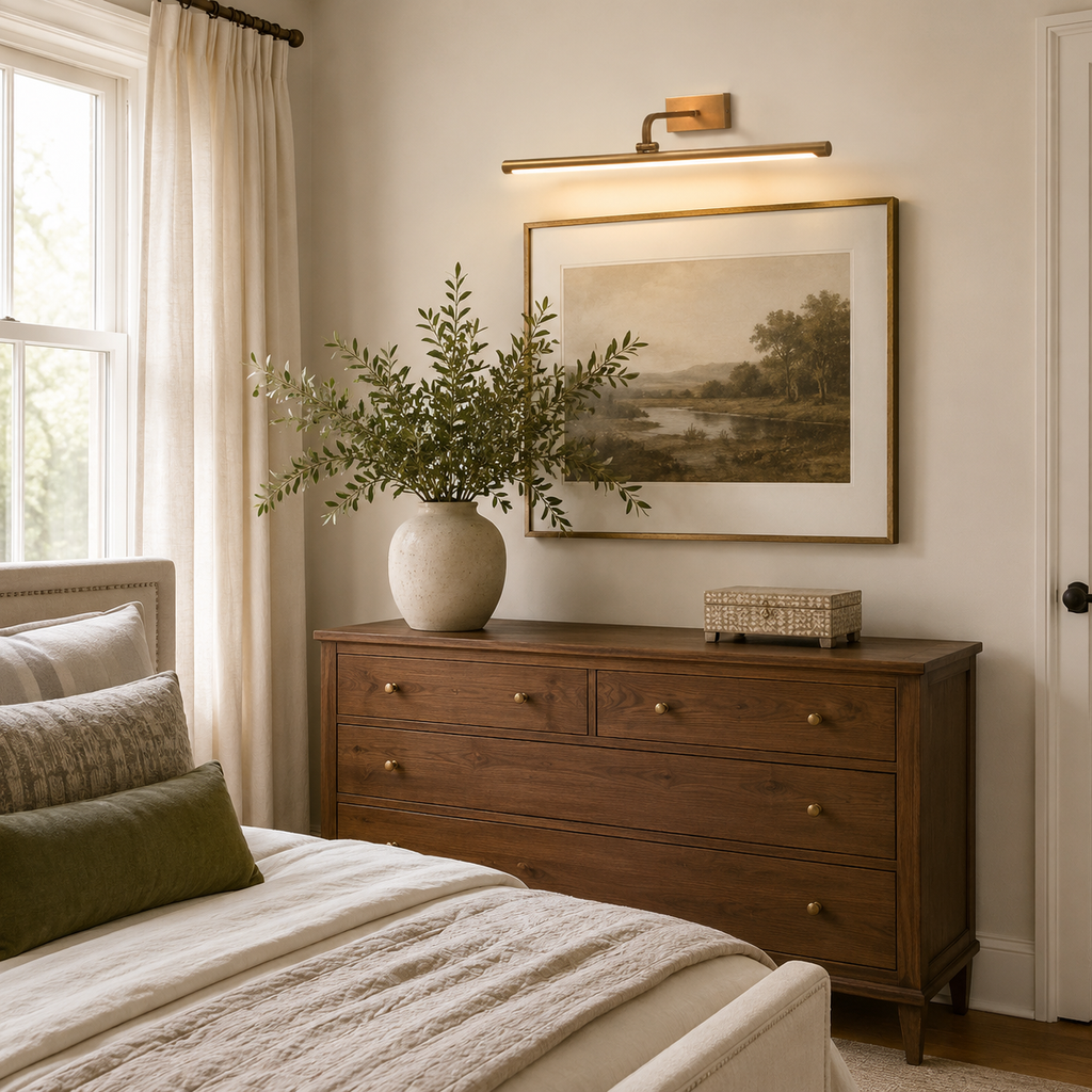Sheffield Linear Brass Wall Sconce