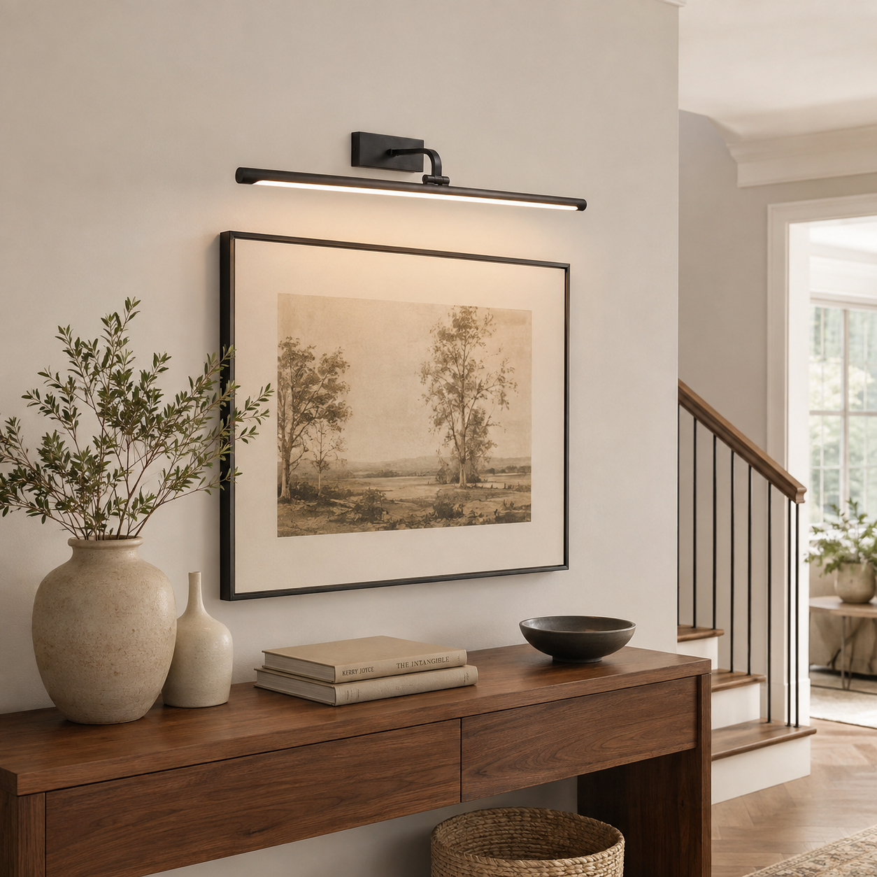 Sheffield Linear Brass Wall Sconce